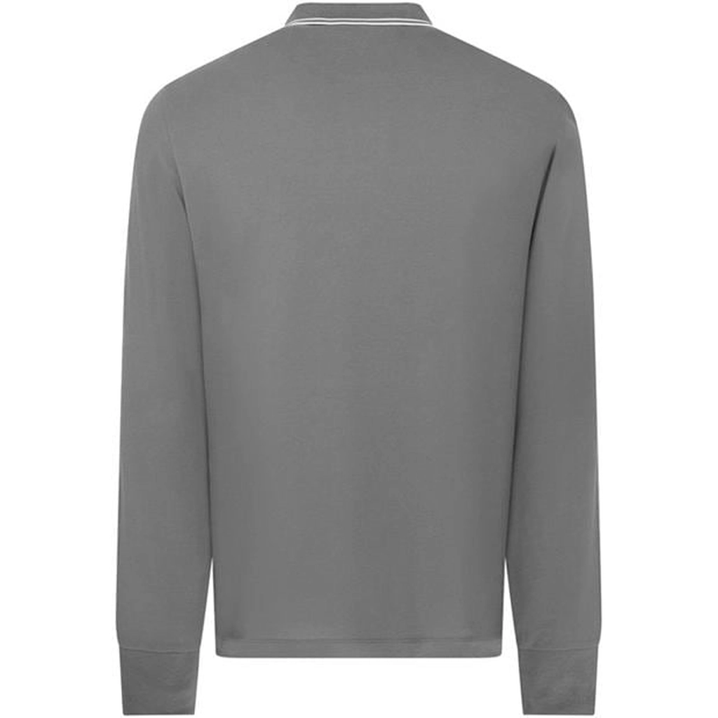 Stone Island Long Sleeve Patch Polo Shirt - Blue